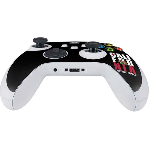 California Black Block Xbox Series S Controller Skin